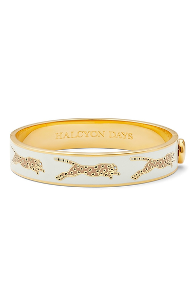 Ladies Halcyon Days Leopard Bangle