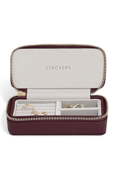 Stackers Medium Zip Round Jewellery Box
