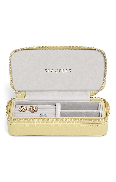 Stackers Medium Zip Round Jewellery Box