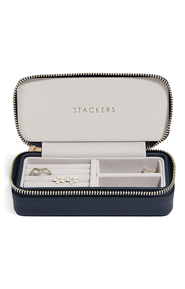 Stackers Medium Zip Round Jewellery Box