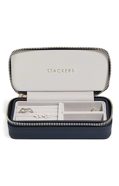 Stackers Medium Zip Round Jewellery Box