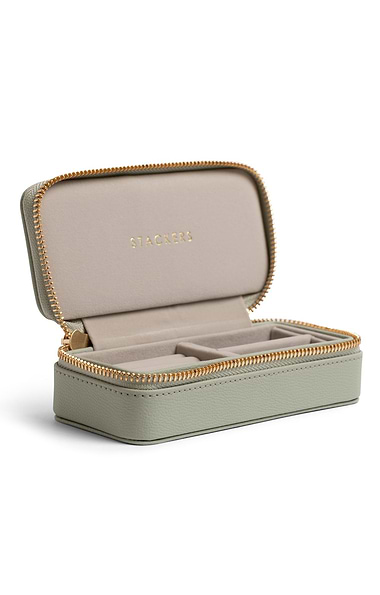 Stackers Medium Zip Round Jewellery Box