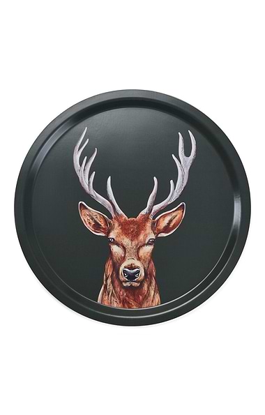 Ladies Halcyon Days Woodland Round Tray