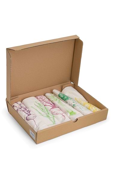 Set of 6 Vegetable Napkins