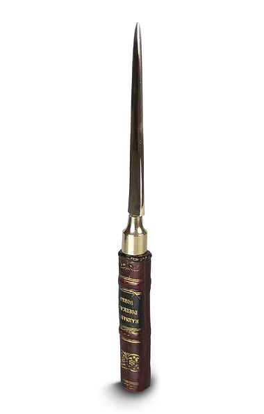 Vintage Book-Style Letter Opener