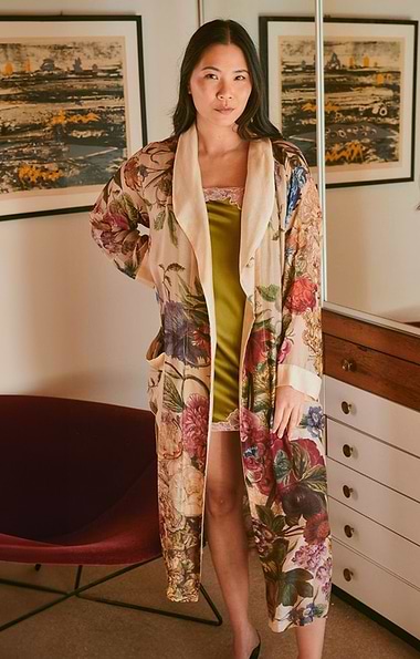 Ladies Floral Gown