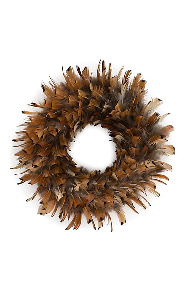 35cm Feather Wreath