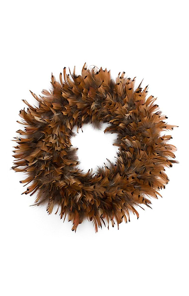 45cm Feather Wreath