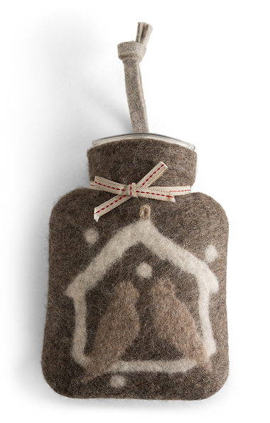 Mini Felted Hot Water Bottle