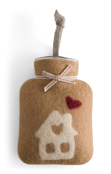 Mini Felted Hot Water Bottle