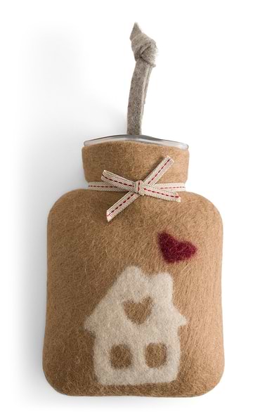 Mini Felted Hot Water Bottle