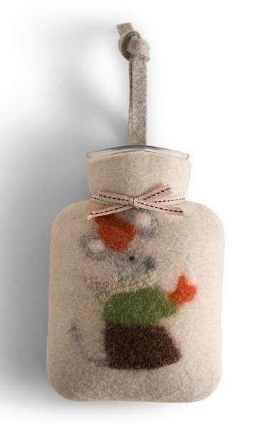 Mini Felted Hot Water Bottle
