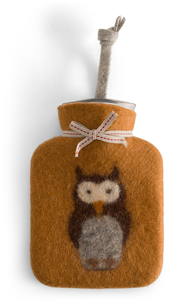 Mini Felted Hot Water Bottle