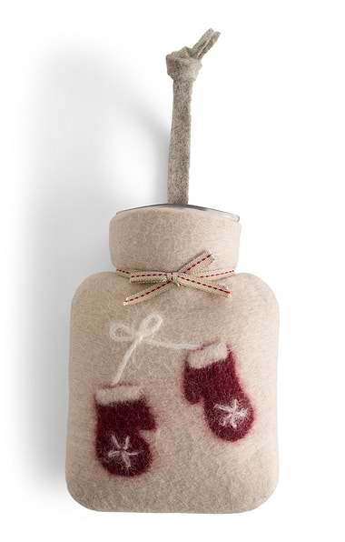 Mini Felted Hot Water Bottle