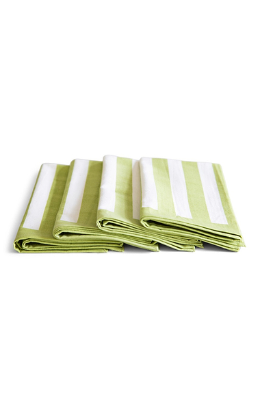 Set of Four Striped Napkins