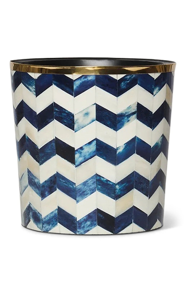 Tooka Bone Inlay Medium Round Planter