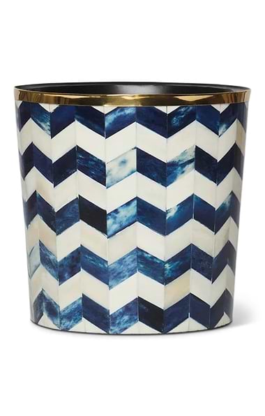 Tooka Bone Inlay Medium Round Planter