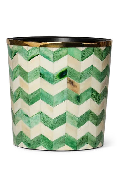 Tooka Bone Inlay Medium Round Planter
