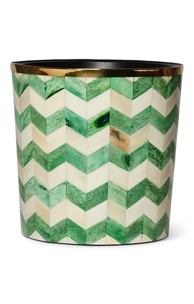 Tooka Bone Inlay Medium Round Planter