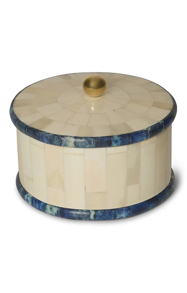 Tooka Round Bone Inlay Box