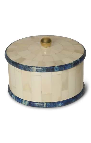 Tooka Round Bone Inlay Box