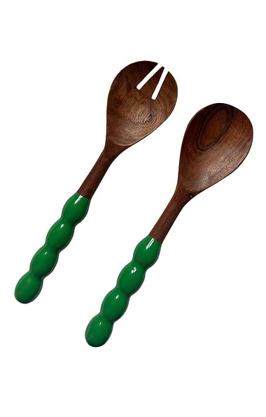 Tooka Bobbin Handle Salad Servers