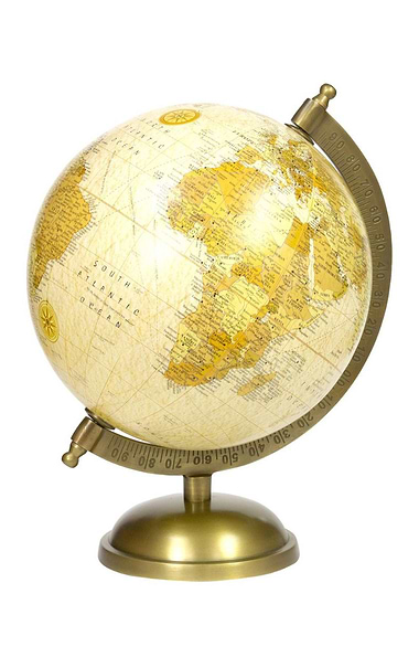Vintage-Inspired Shackleton Globe