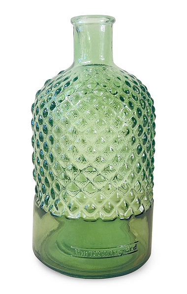 22cm Recycled Diamond Patterned Bottle