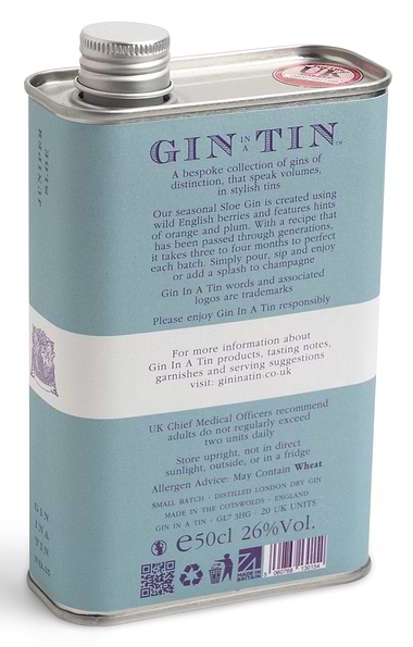 50cl Gin in A Tin