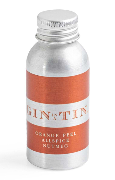 35ml Gin in a Tin Miniature Bottle
