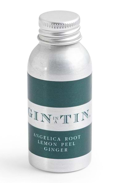35ml Gin in a Tin Miniature Bottle