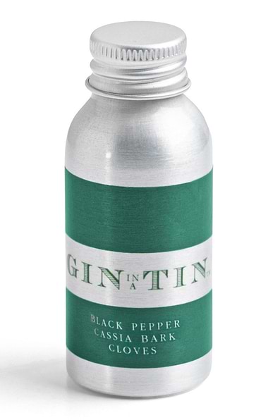 35ml Gin in a Tin Miniature Bottle