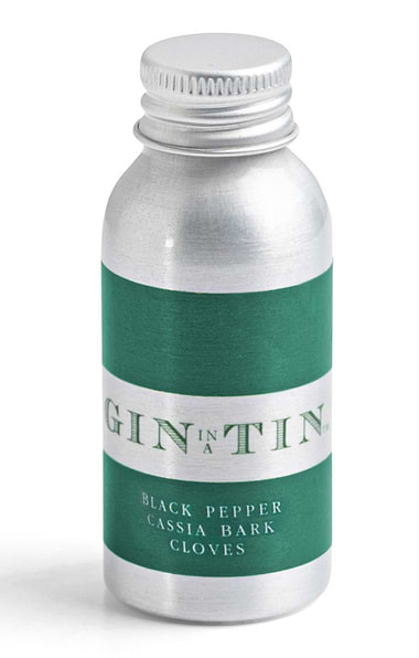 35ml Gin in a Tin Miniature Bottle