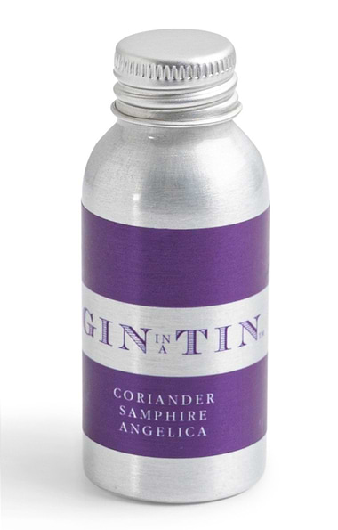 35ml Gin in a Tin Miniature Bottle