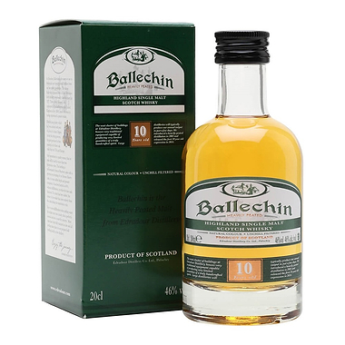 Ballechin 10 Year Old Whisky Small Bottle