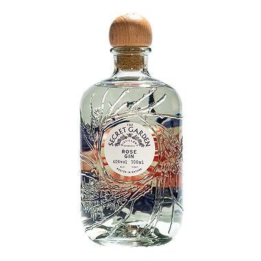 The Secret Garden Distillery Rose Gin 70cl