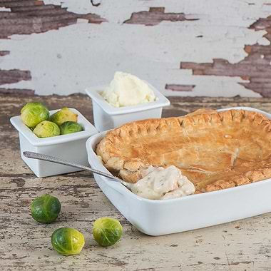 Homemade Chicken & Ham Pie