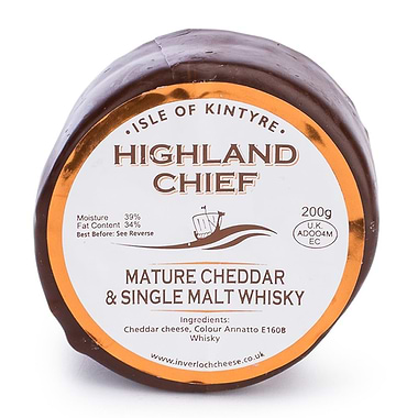 Isle of Kintyre Highland Chief Mature Cheddar 200g