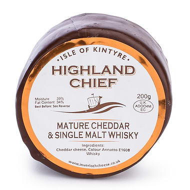 Isle of Kintyre Highland Chief Mature Cheddar 200g