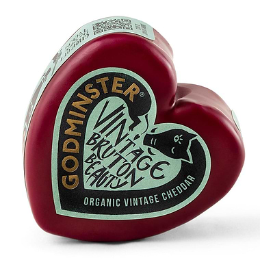 Godminster Cheddar Wax Heart 200g