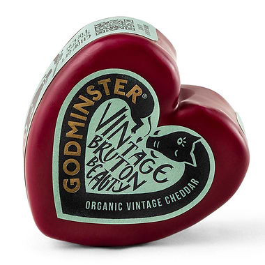 Godminster Cheddar Wax Heart 200g