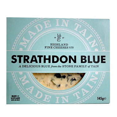 Highland Fine Cheeses Strathdon Blue Wedge 145g
