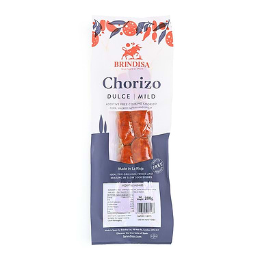 Brindisa Mild Chorizo 8pk