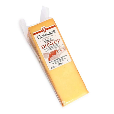 Connage Dairy Organic Smoked Dunlop Cheese 250g