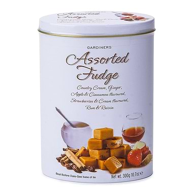 Gardiners Assorted Fudge Tin 300g