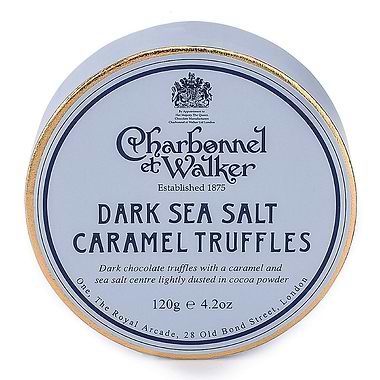 Charbonnel et Walker Dark Sea Salt Caramel Truffles 120g