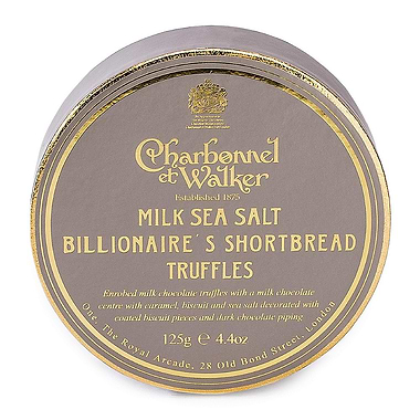 Charbonnel et Walker Milk Sea Salt Billionaire's Shortbread Truffles 125g