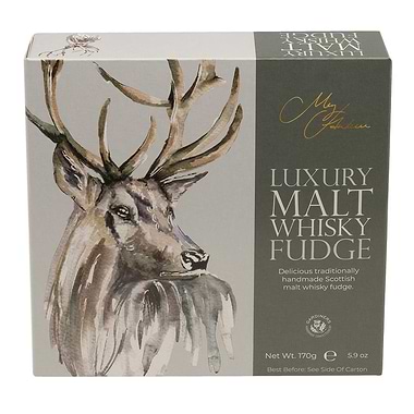 Meg Hawkins Stag Malt Whisky Fudge Carton 170g
