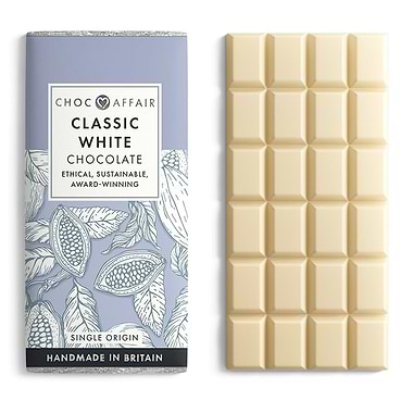 Choc Affair Classic White Chocolate 90g