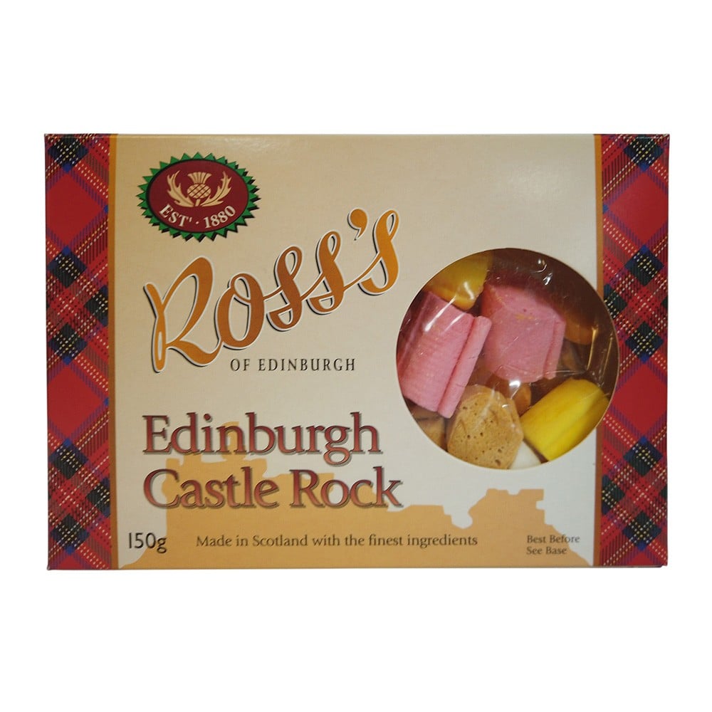 Tartan Gift Box Edinburgh Castle Rock 150g